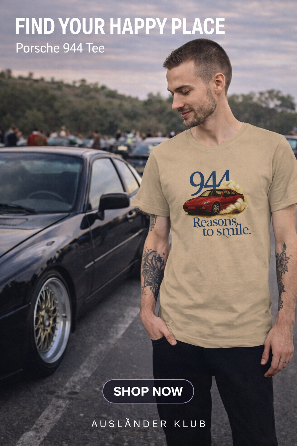 Porsche 944 Reasons to Smile – Retro Underdog Series by Ausländer Klub