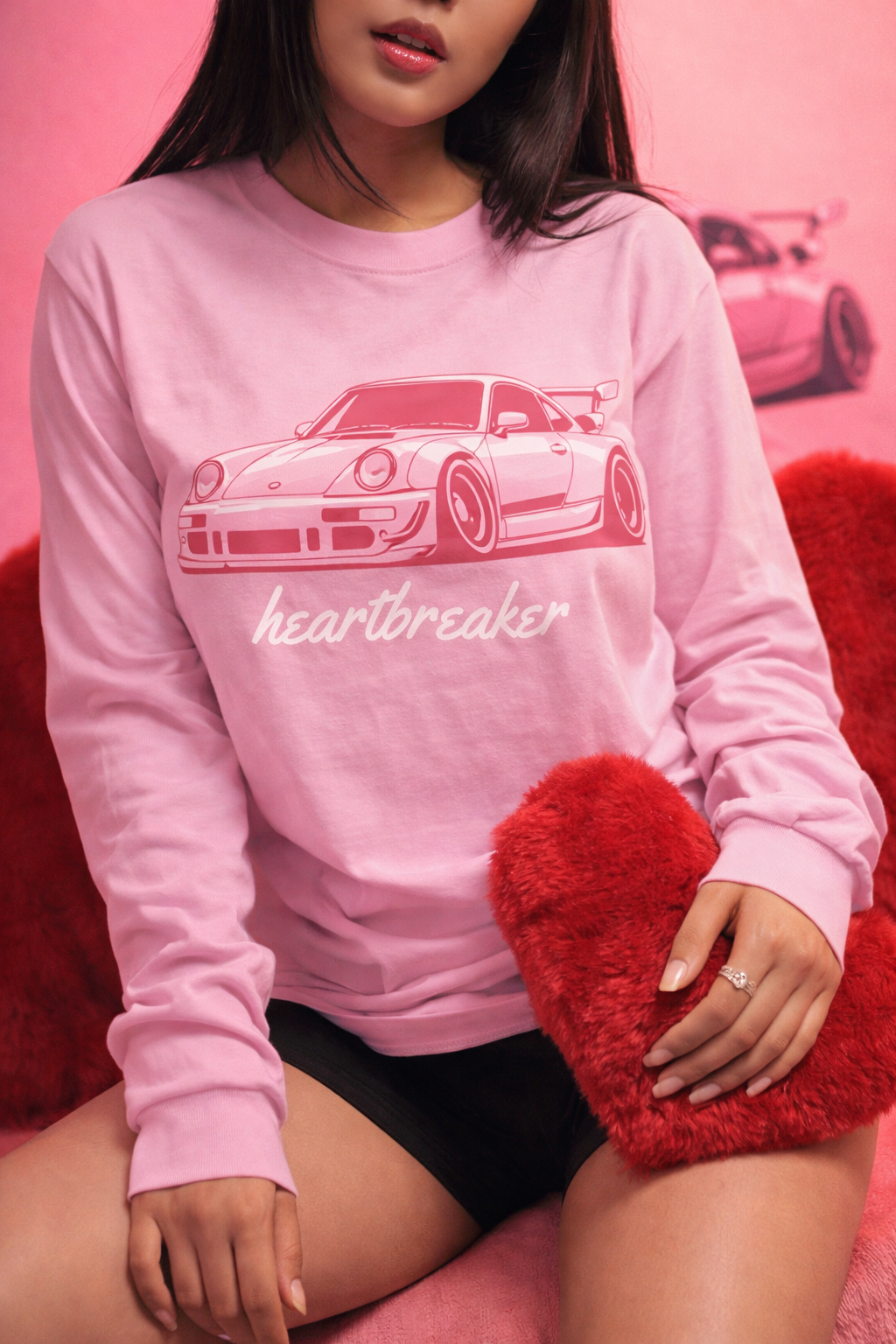 Toxic Love — Wide Body 964 Heartbreaker Long Sleeve Pink